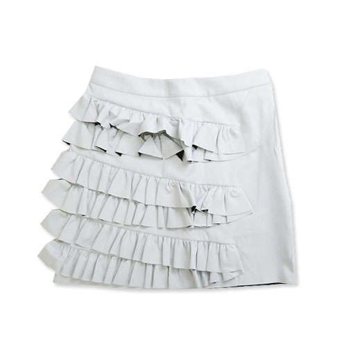 【新品】MARK&LONA マークアンドロナ スカート 黒×白×グレー